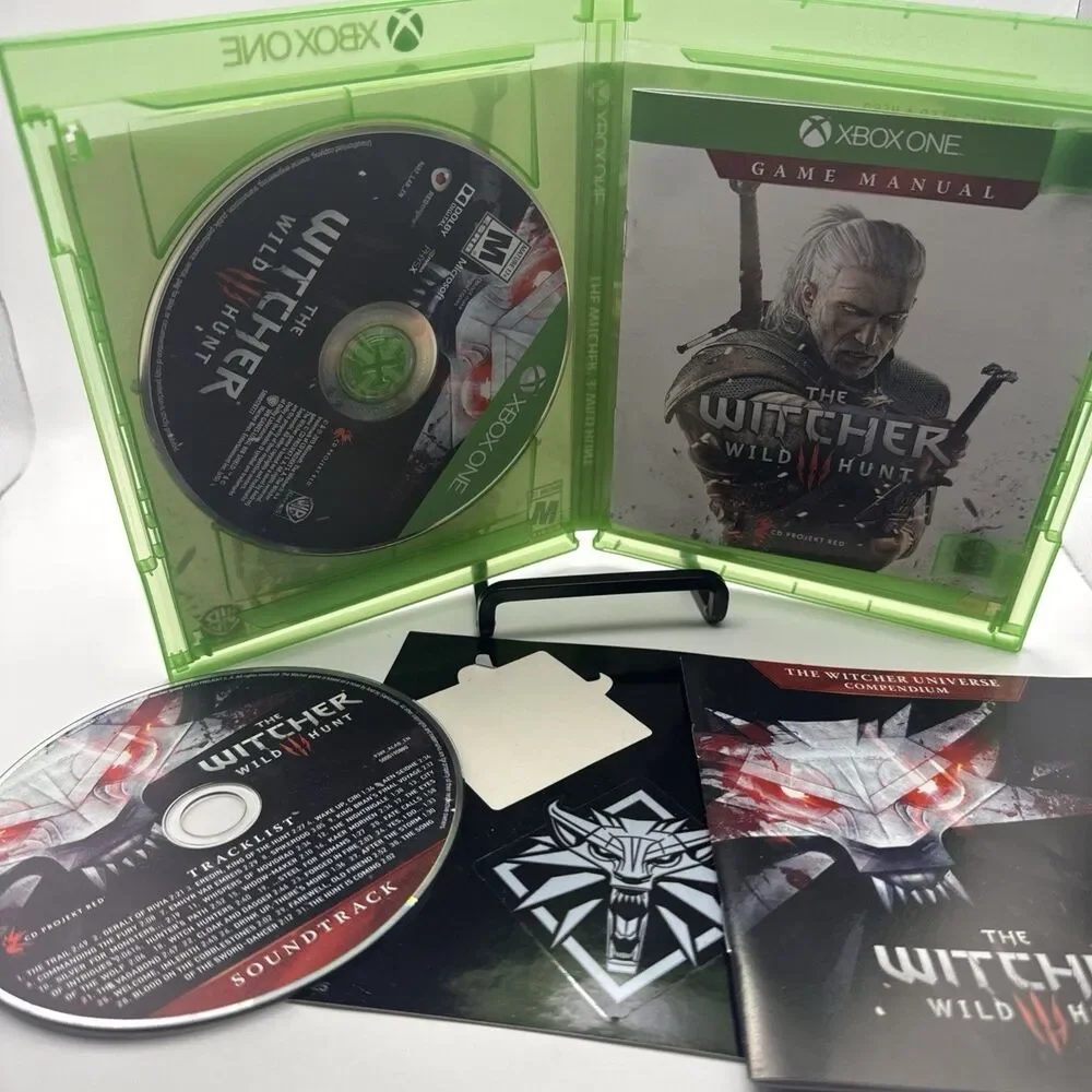 The Witcher 3 Wild Hunt Microsoft Xbox One TESTED With Slipcover
